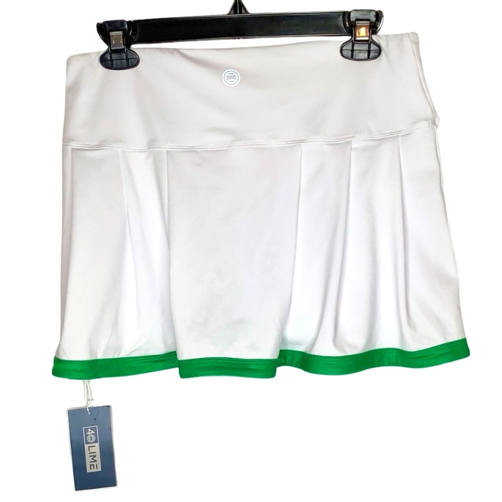 NWT 40 Lime Masters Skirt Skort